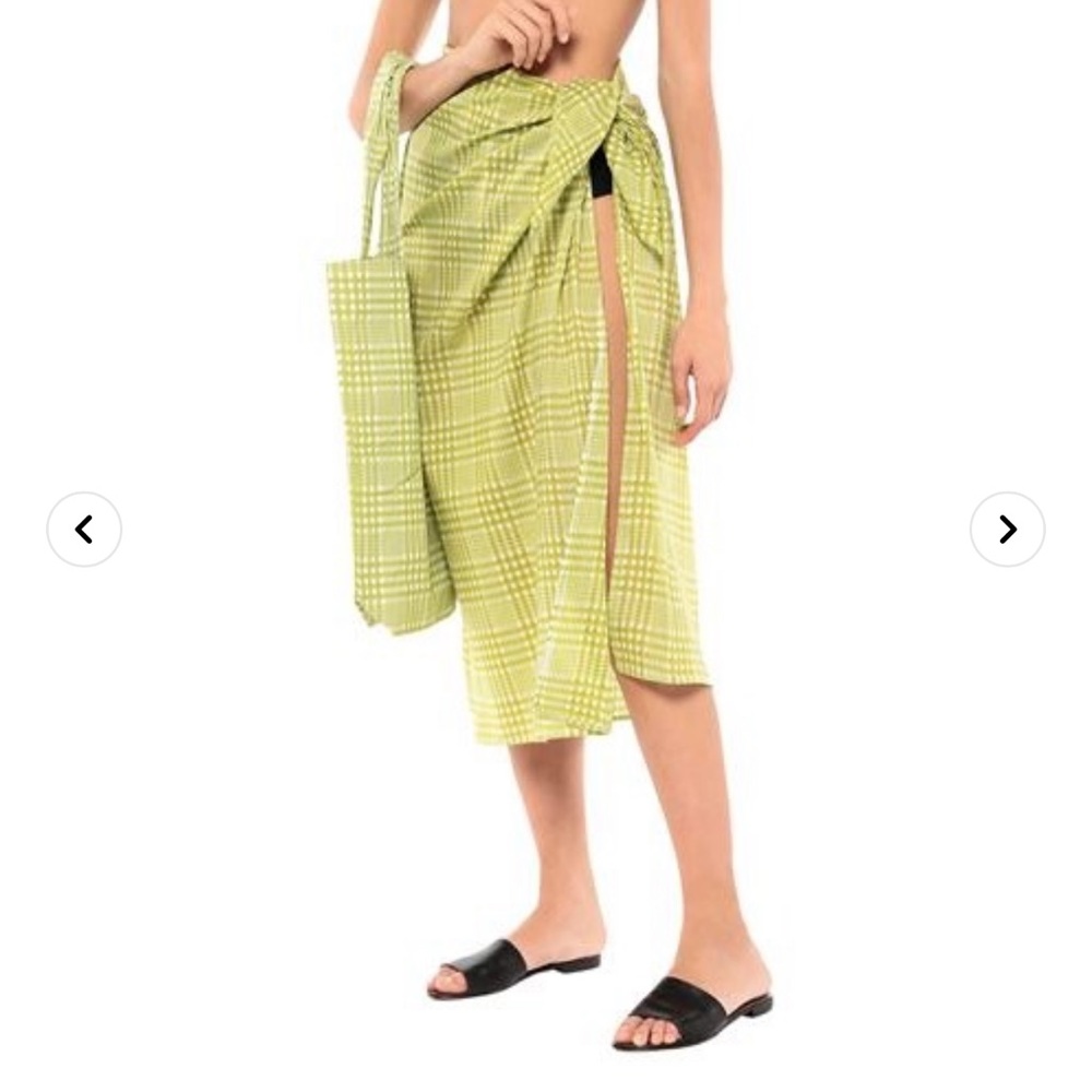 Faithful the brand djerra check print cover up